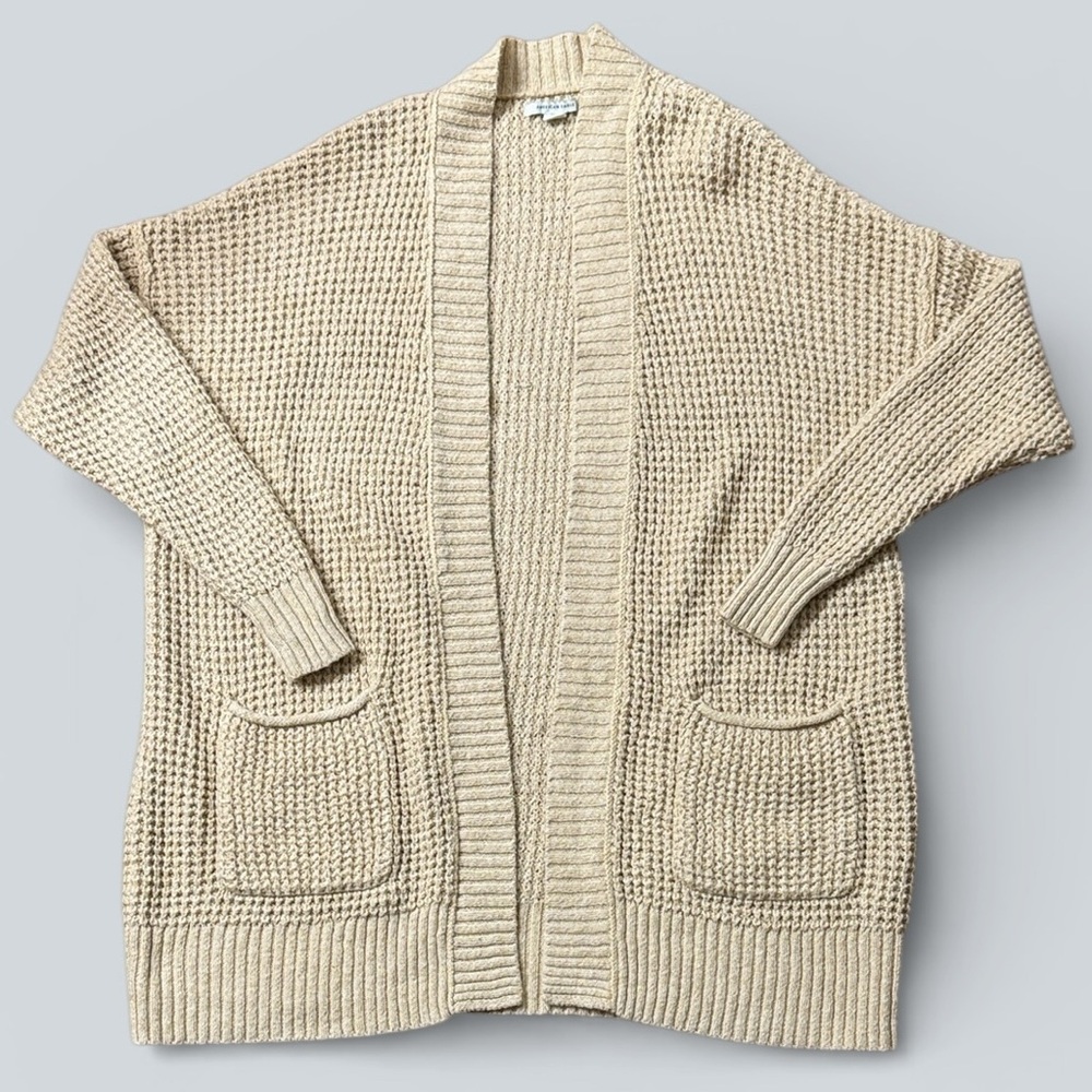 American Eagle Chunky Knit Open Front Cardigan